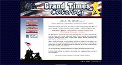 Desktop Screenshot of grandtimescatering.com